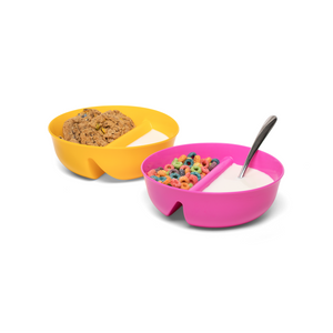 CRUNCHCUP XL BLUE - Portable Plastic Cereal Cups for Breakfast On the Go,  To Go Cereal and Milk Container for your favorite Breakfast Cereals, No
