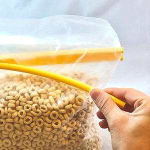 The CrunchCup - Portable Cereal Cup for Milk 364ml and Keep Cereal Crunchy  1.6 Cups - Yellow